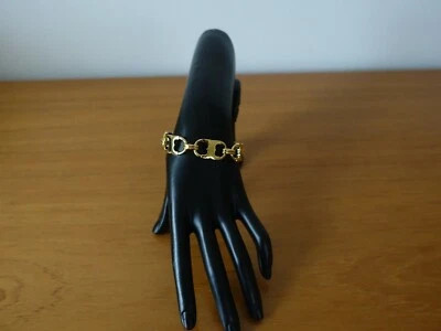 PULSEIRA DE PUNHO DELICADA TORY BURCH OURO GEMINI LINK. NOVO - Imagem 1 de 4