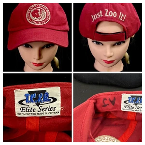 Just Zoo It Cleveland Zoological Society Red Hat Cap Adjustable - Picture 1 of 1