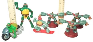 6 PC Lot Vintage Raphael TMNT Figures Teenage Mutant Ninja Turtles Mcdonalds Toy - Picture 1 of 6