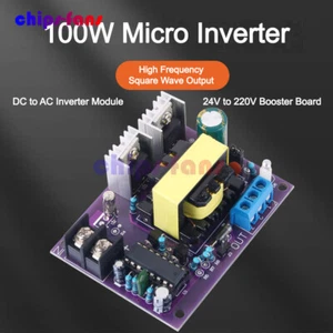 100W DC24V to AC110V220V Power Inverter Step Up Booster Power Supply Transformer - Picture 1 of 8