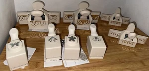 Juego de 8 punzones de papel Martha Stewart esquinas artesanales álbum de recortes fabricación de tarjetas - Imagen 1 de 10