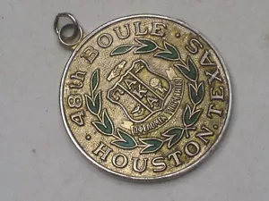 rare vintage 48th BOULE HOUSTON Alpha Kappa Alpha AKA pendant medal medallion - Picture 1 of 8