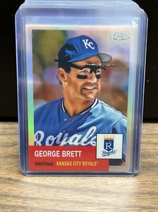 George Brett 2022 Topps Platinum Anniversary Refractor #5  Royals