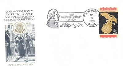 200TH ANNIVERSARY EXECUTIVE BRANCH AND INAUGURATION OF GEORGE WASHINGTON #4 - Image 1 of 2