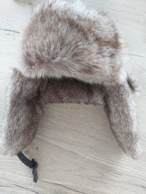 BREKKA Worn Once WOOL Blend Faux FUR Trim TRAPPER HAT Russian COSSACK 54 Small S - Image 1 of 4