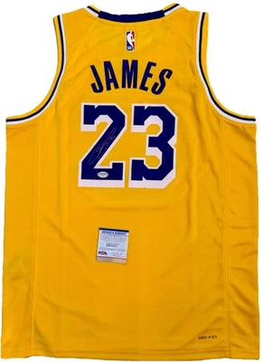 LeBron James Signed / Autographed Lakers Jersey PSA verified - Image 1 of 4