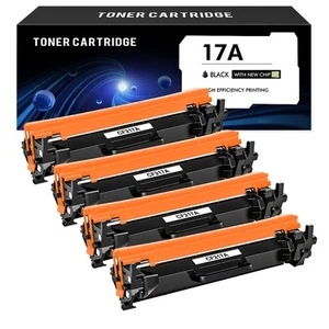 4PK Black CF217A Toner for HP 17A LaserJet Pro M102w M102a MFP M130nw M130fn - Bild 1 von 8