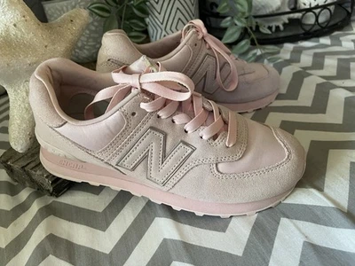 Zapatilla deportiva New Balance Encap 574 gamuza rosa caminar correr mujer talla 8,5 Foto 1 de 4