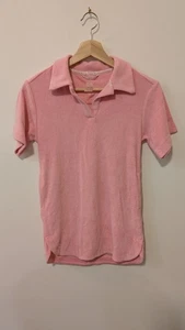Athleta Girl's Pink Short Sleeve Side Pockets Jump In Terry Dress Sz XS (6) - Picture 1 of 10