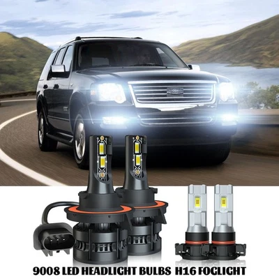 Faróis de LED lâmpadas de neblina para Ford Explorer Sport Trac Adrenalin 2008-2010 - Imagem 1 de 4