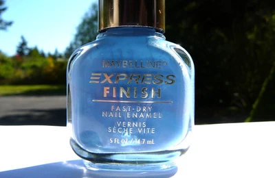MAYBELLINE EXPRESS FINISH FAST DRY 90's NAIL POLISH BUTTON FLY RARE NEW! - Image 1 of 4