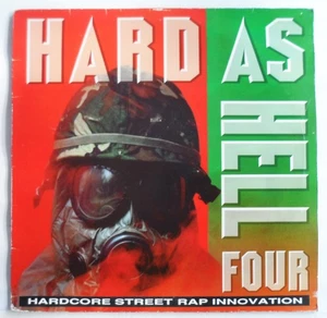 VARIOUS - HARD AS HELL FOUR LP VINYL 1990 MUSIC OF LIFE MODEF4 *VG/G* - Picture 1 of 4