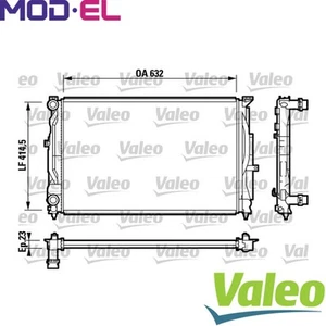 RADIATOR ENGINE COOLING 732811 FOR AUDI A4B5/A6C5 VW PASSAT/B5.5 SKODA 1.6L 4cyl - Picture 1 of 6