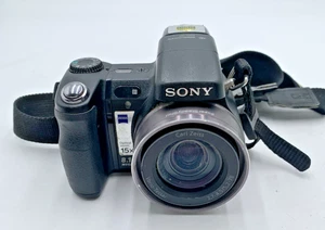 Sony CyberShot DSC-H7 15x Optical Zoom 8.1MP Black Digital Camera W.Battery C - Picture 1 of 11