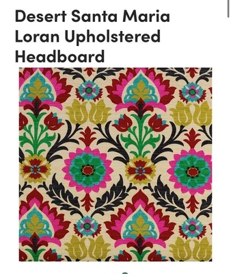 Cabecero Santa Maria Loran tapizado reina  Foto 1 de 4