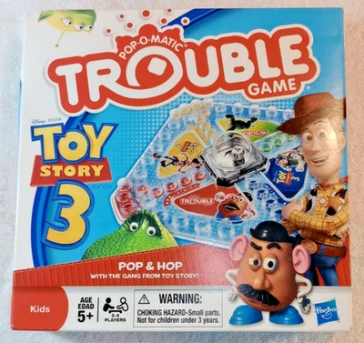 Toy Story 3 Edition of Pop-O-Matic Trouble Game -Hasbro 2009, New, Sealed, READ - Image 1 of 4