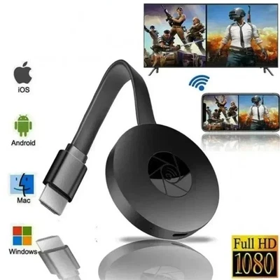 For Chromecast Google Wireless HDMI-Compatible HD Display Media Streaming Video - Image 1 of 4