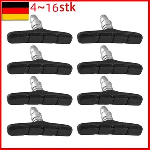 8-16X Fahrrad Bremsschuhe 7cm V-Brake Bremsbeläge Bremsbacken Bremsklötze set - Bild 1 von 14