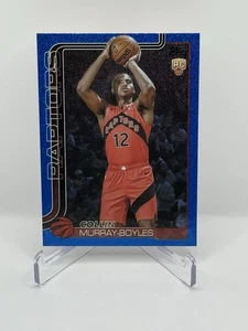 2025-26 Topps Collin Murray-Boyles RC Blue Sandglitter Rookie #209 Raptors - Imagen 1 de 2