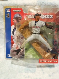 Pedro Martinez 2002 McFarlane Figure Boston Red Sox Series 1 Gray Jersey chase - Picture 1 of 5