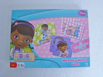 Disney Doc McStuffins Memory Match Game Learning Gift Toy Vet Animals Cards NEW - Image 1 of 4