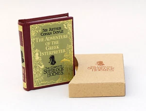 MINIATURE BOOK  Sherlock Holmes The Adventure of the Greek Interpreter (SH22) - Imagen 1 de 1