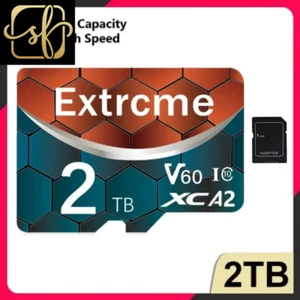 2TB Class 10 Memory Card for Phone Camera Drone 1TB 512GB Mini SD Card 256GB Mic - Photo 1 sur 19