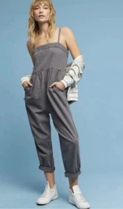Neu mit Etikett Anthropologie Everyday Jumpsuit Grau Größe XL - Bild 1 von 13