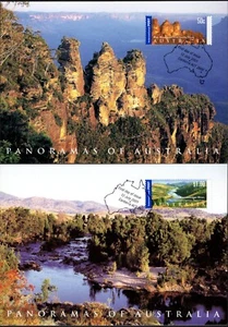 Juego de 4 maxi tarjetas Australia Panoramas of Australia 2001, como nuevas - Imagen 1 de 2