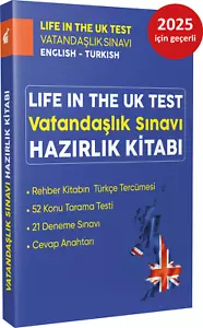 Vatandaşlık Sınavı Life in the UK İngilizce Türkçe Hazırlık Kitabı 2025 YENİ! - Picture 1 of 6
