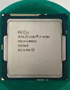 Intel Core i7-4790K 4.00 GHz Quad-Core LGA1150 SR219 CPU Processor - Picture 1 of 2