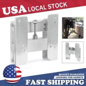 Adjustable 4'' Outboard Boat Aluminum Motor Jack Plate Tool Silver New - Picture 1 of 14