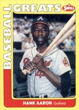1990 Swell HANK AARON Atlanta Braves #102