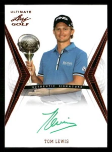 2012 Leaf Ultimate Tom Lewis Auto AU #BA-TL1 Card - Picture 1 of 2