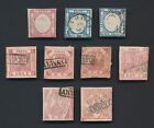 NAPLES+TWO+SICILIES+%26+NEAPOLITAN+ITALY+STAMPS+ARMS+TO+20gr+GENUINE+%26+VEII+TO+5gr