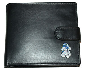 STAR WARS R2D2 Robot Wallet Enamel emblem Men's accessory Gift Boxes available  