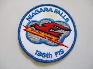  136th FIS Niagara Falls New York Fighter Interceptor Pilot Squadron Patch - Picture 1 of 2