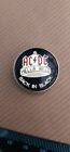 Vintage AC/DC pin badge Back In Black  Hells Bells