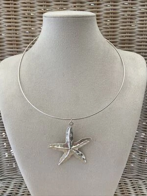 Damenkette Halsreif Modekette Anhänger Statement Halskette kurz Modeschmuck - Bild 1 von 4