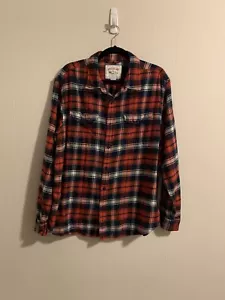 American Eagle Flannel Shirt Mens Size XL Plaid Soft Flap Pocket - Picture 1 of 5