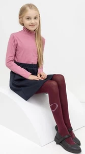 Warm tights for girls, cotton - Picture 1 of 2