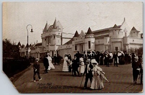 Postcard UK Scotland Kelvin Hall Scottish Exhibition Glasgow Edwardian Fashion - Picture 1 of 2