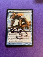 MTG Magic Regress Signed Artist Proof x1 Mirrodin Randy Gallegos