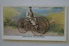 Cycling Vintage 1939 WWII Era John Player Collector Card - Sawyer's Velocipede