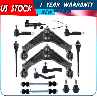 Kit de eslabones de barra estabilizadora extremos brazos de control superiores delanteros para GMC Sierra 2500 13x Foto 1 de 4