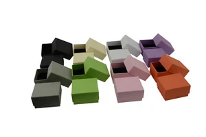 10 x Ring Display Jewellery Shop Gift Storage Boxes- colour choice - (ET-2) - Picture 1 of 1