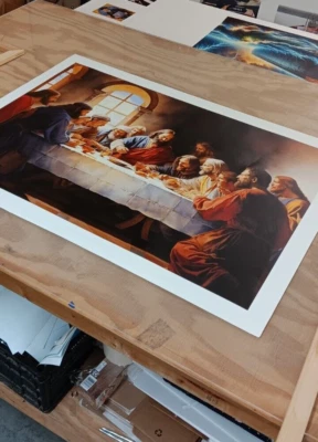 The Last Supper High Quality Museum Canvas Roll Print 26" x 38" Stretch Framing - Image 1 of 4