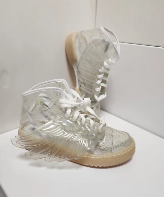 Neuf super rare Adidas Jeremy Scott JS transparent Wings 39 1/3 G43776 - Photo 1/3