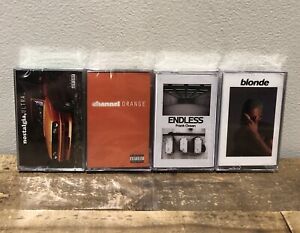 Frank Ocean 4 Sealed Cassettes Lot Nostalgia Channel Orange Endless Blonde Rare