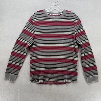 Suéter Tony Hawk Grande Adulto Gris Rojo Tejido Apretado Manga Larga Skateboarding Foto 1 de 4